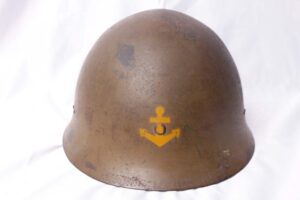 Japanese Navy Stenciled Anchor Helmet